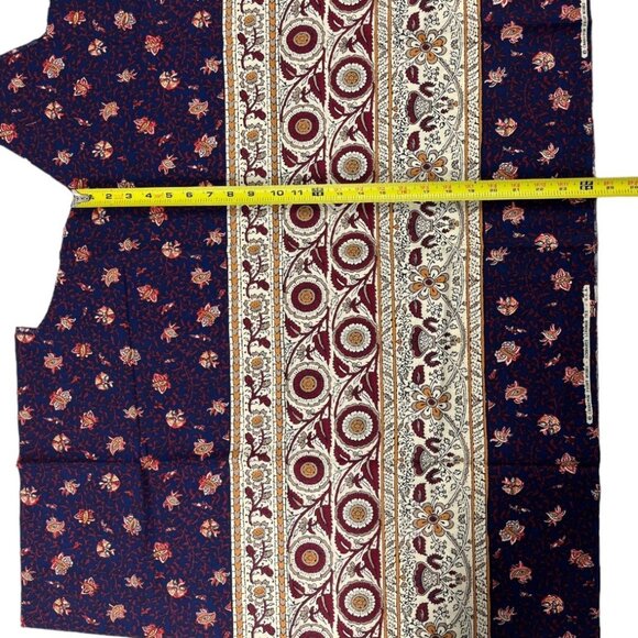 Vintage Cranston Schwartz Liebman Texas Boho Fabric Remnant 2 Yards x 24.25" - Picture 5 of 10